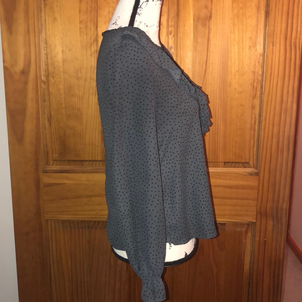Kirious Polkadot Long Sleeve Blouse - Picture 4 of 6